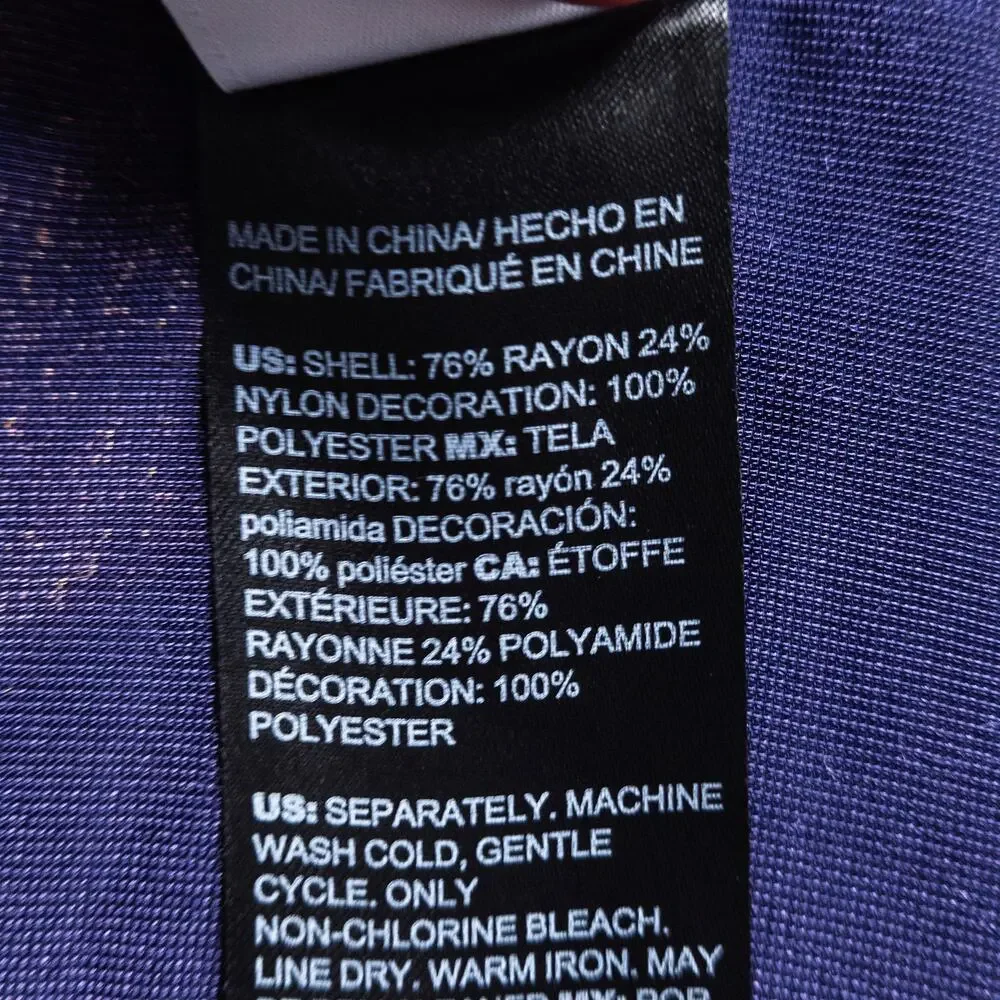 Chico’s Women’s Kimono L/XL Boho Luxe Velvet Burnout Eclectic Grandmacore Global - Picture 7 of 8